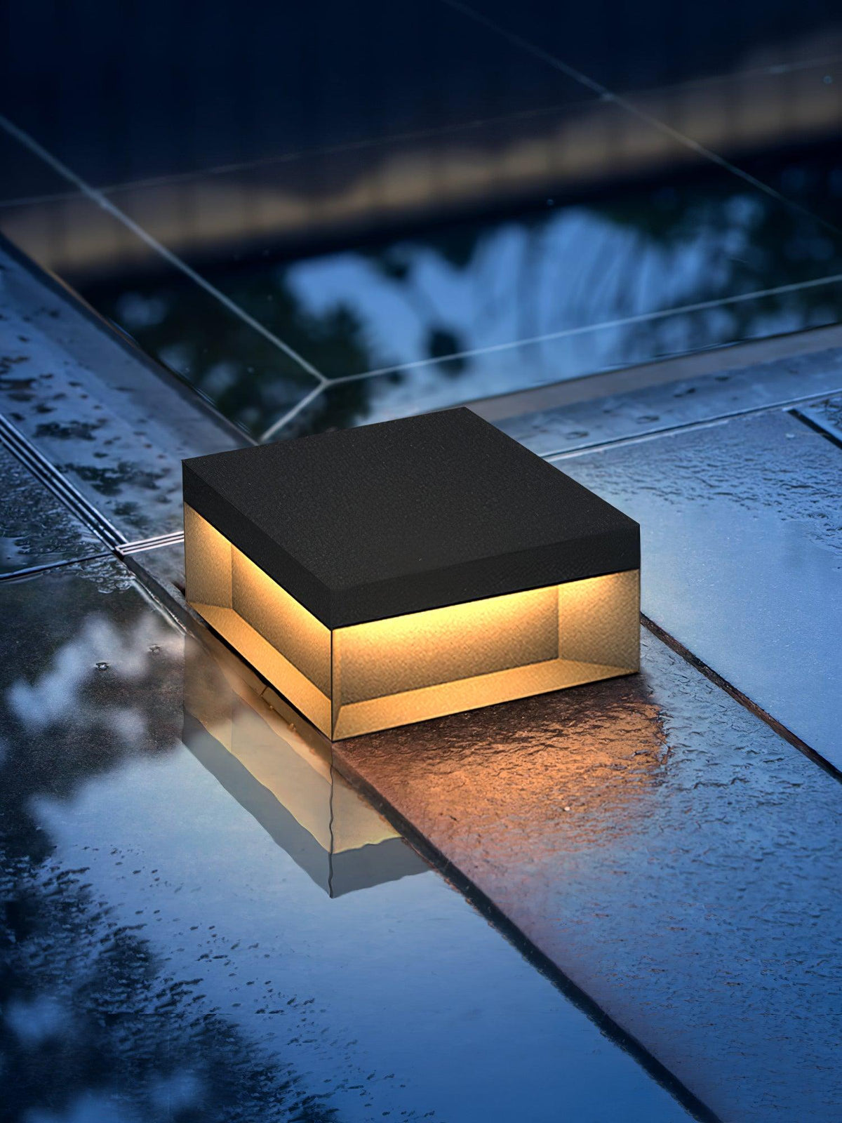 Outdoor Post Light Black Finish-Lighting > Outdoor Lighting-casanuva-casanuva