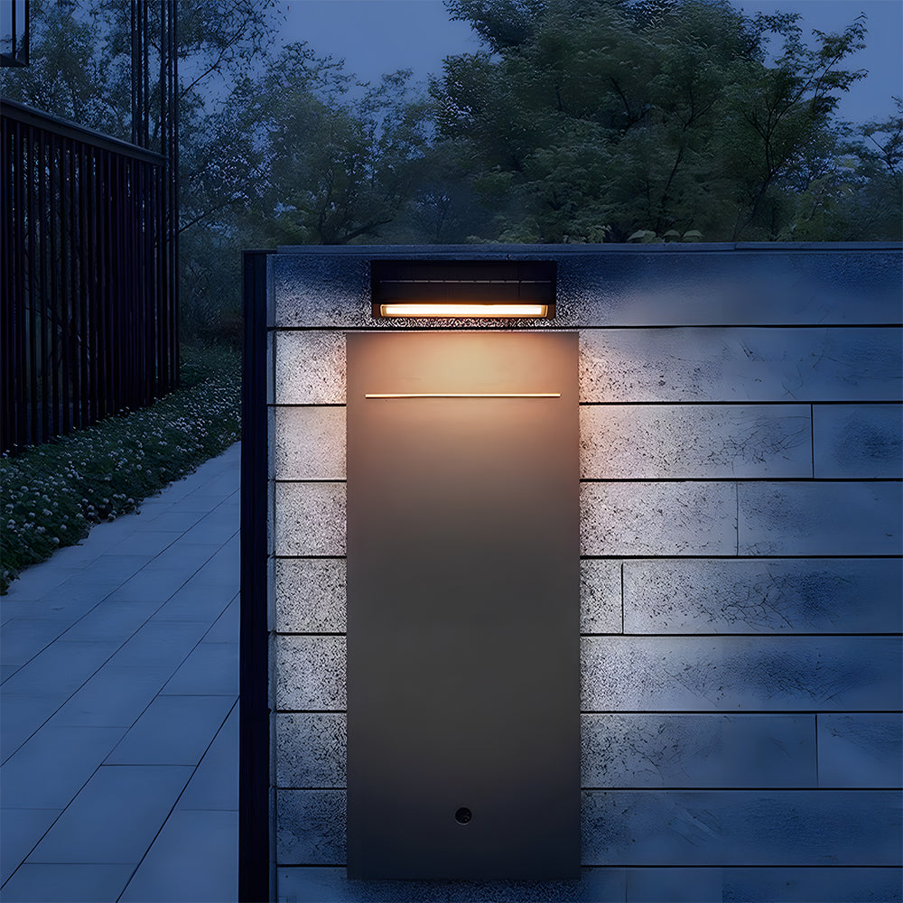Outdoor Solar Wall Light IP65 Acrylic-Lighting > Outdoor Lighting-casanuva-casanuva