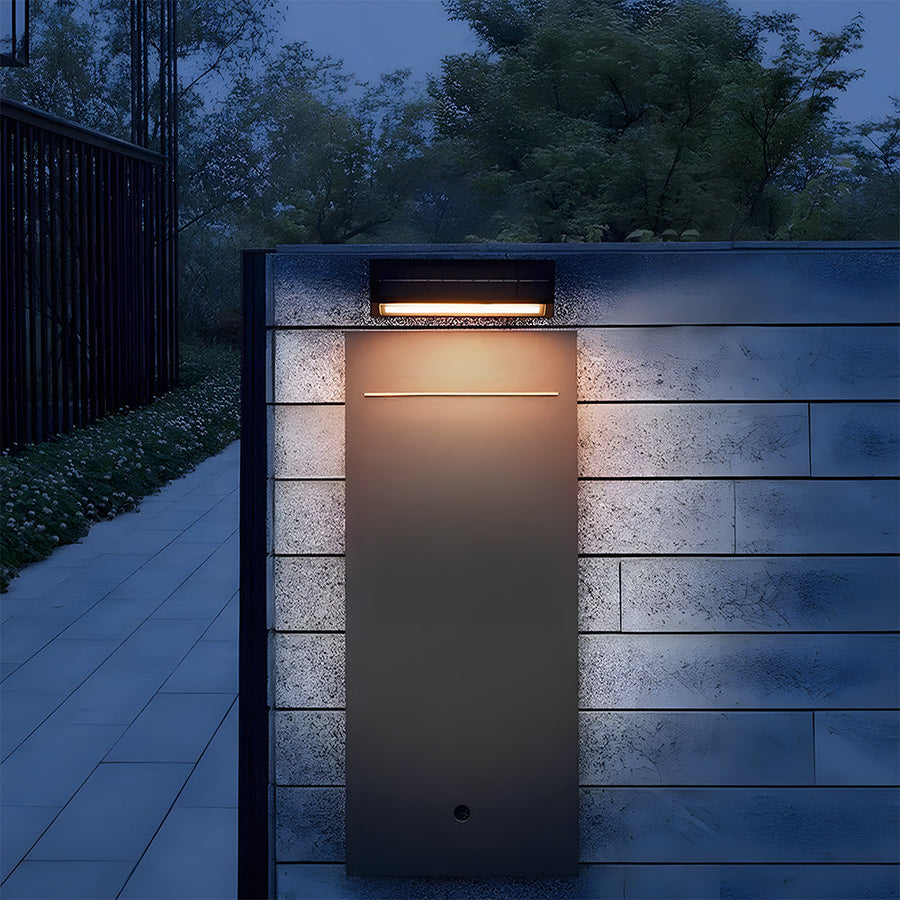 Outdoor Solar Wall Light IP65 Acrylic-Lighting > Outdoor Lighting-casanuva-casanuva