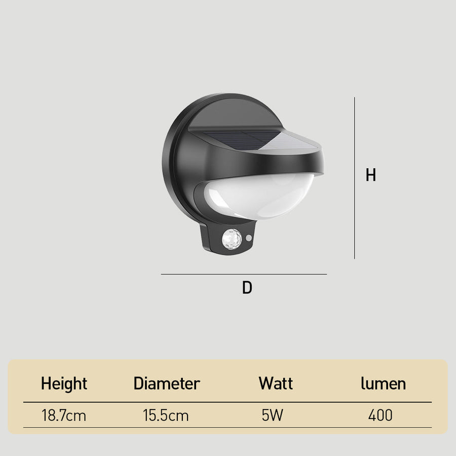 Outdoor Solar Wall Light IP65 Waterproof with Motion Sensor-Lighting > Outdoor Lighting-casanuva-casanuva
