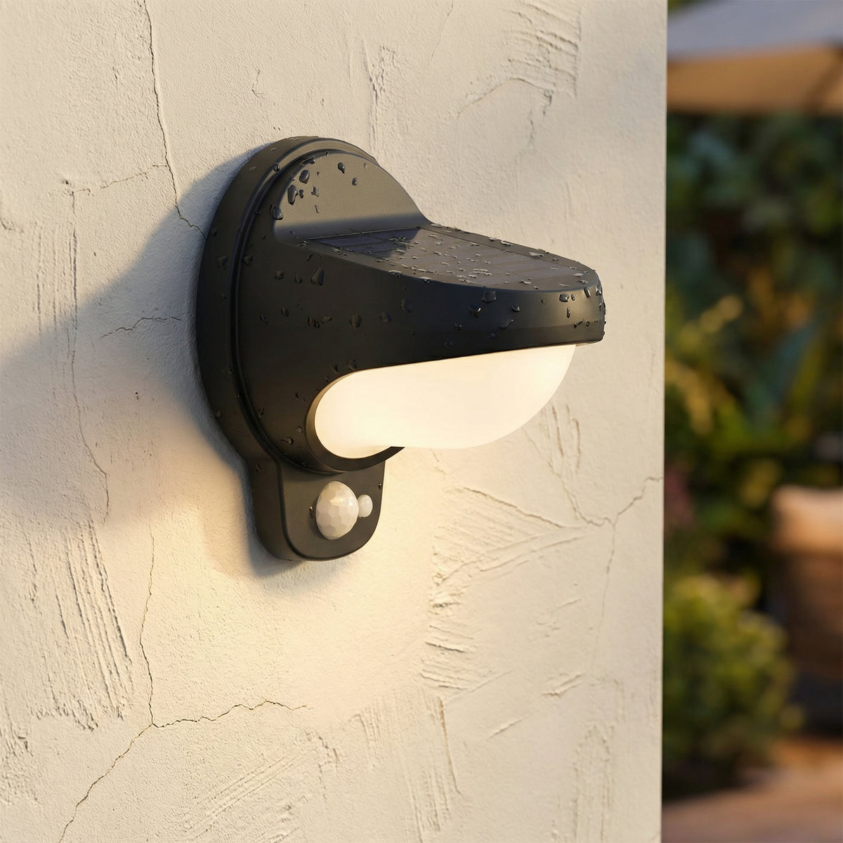 Outdoor Solar Wall Light IP65 Waterproof with Motion Sensor-Lighting > Outdoor Lighting-casanuva-casanuva