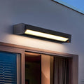 Outdoor Wall Light IP65 Black or White Finish-Lighting > Outdoor Lighting-casanuva-Black-L24cm*W10cm(12W)-Square-casanuva
