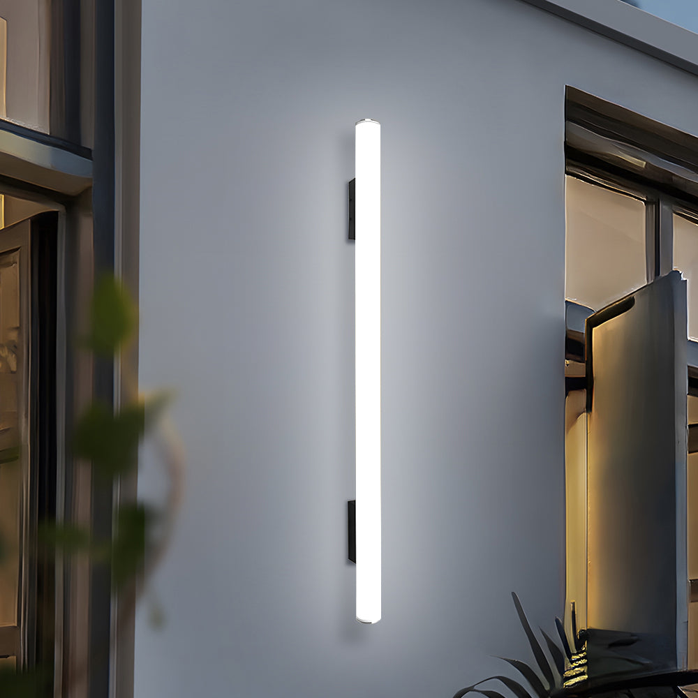 Outdoor Wall Light LED White Minimalist Design-Lighting > Outdoor Lighting-casanuva-White-L100cm*H10(32W)-White Light-casanuva