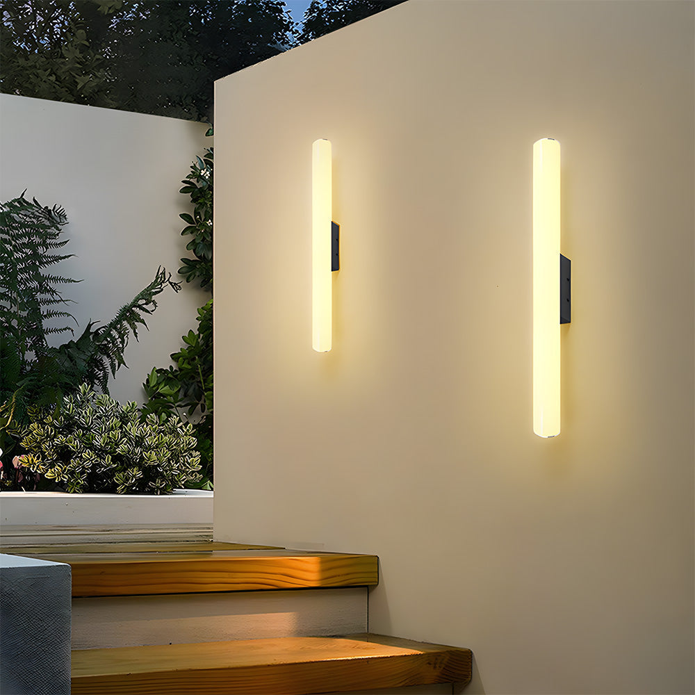 Outdoor Wall Light LED White Minimalist Design-Lighting > Outdoor Lighting-casanuva-White-L55cm*H10(22W)-Warm Light-casanuva