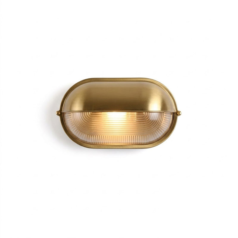 Outdoor Wall Light Waterproof IP65-Lighting > Outdoor Lighting-casanuva-21cmx10cmx10cm-Gold-casanuva