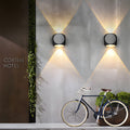 Outdoor Waterproof LED Wall Light in Warm White for Entryway Garage Patio-Lighting > Outdoor Lighting-casanuva-casanuva