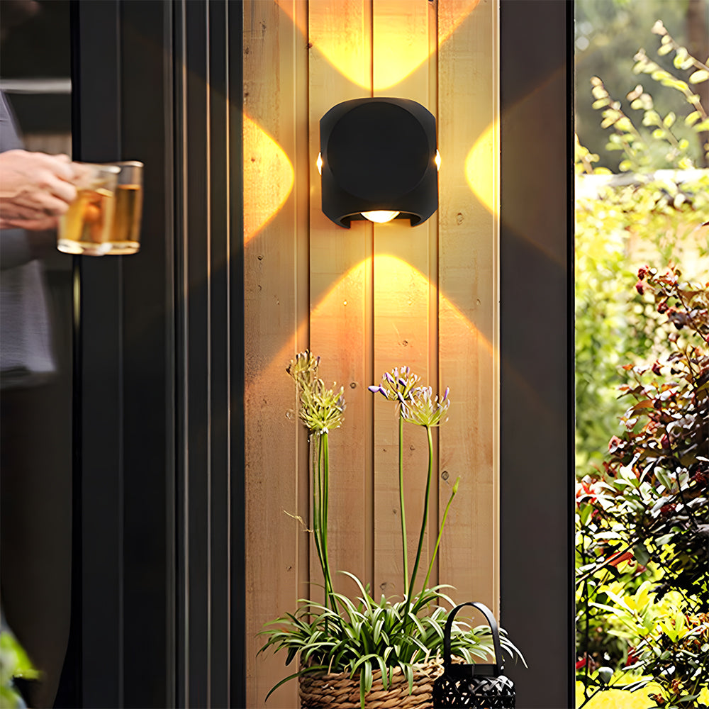 Outdoor Waterproof LED Wall Light in Warm White for Entryway Garage Patio-Lighting > Outdoor Lighting-casanuva-casanuva