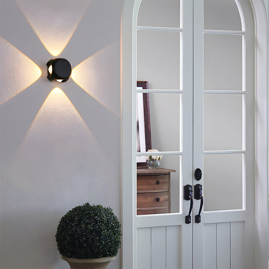 Outdoor Waterproof LED Wall Light in Warm White for Entryway Garage Patio-Lighting > Outdoor Lighting-casanuva-casanuva