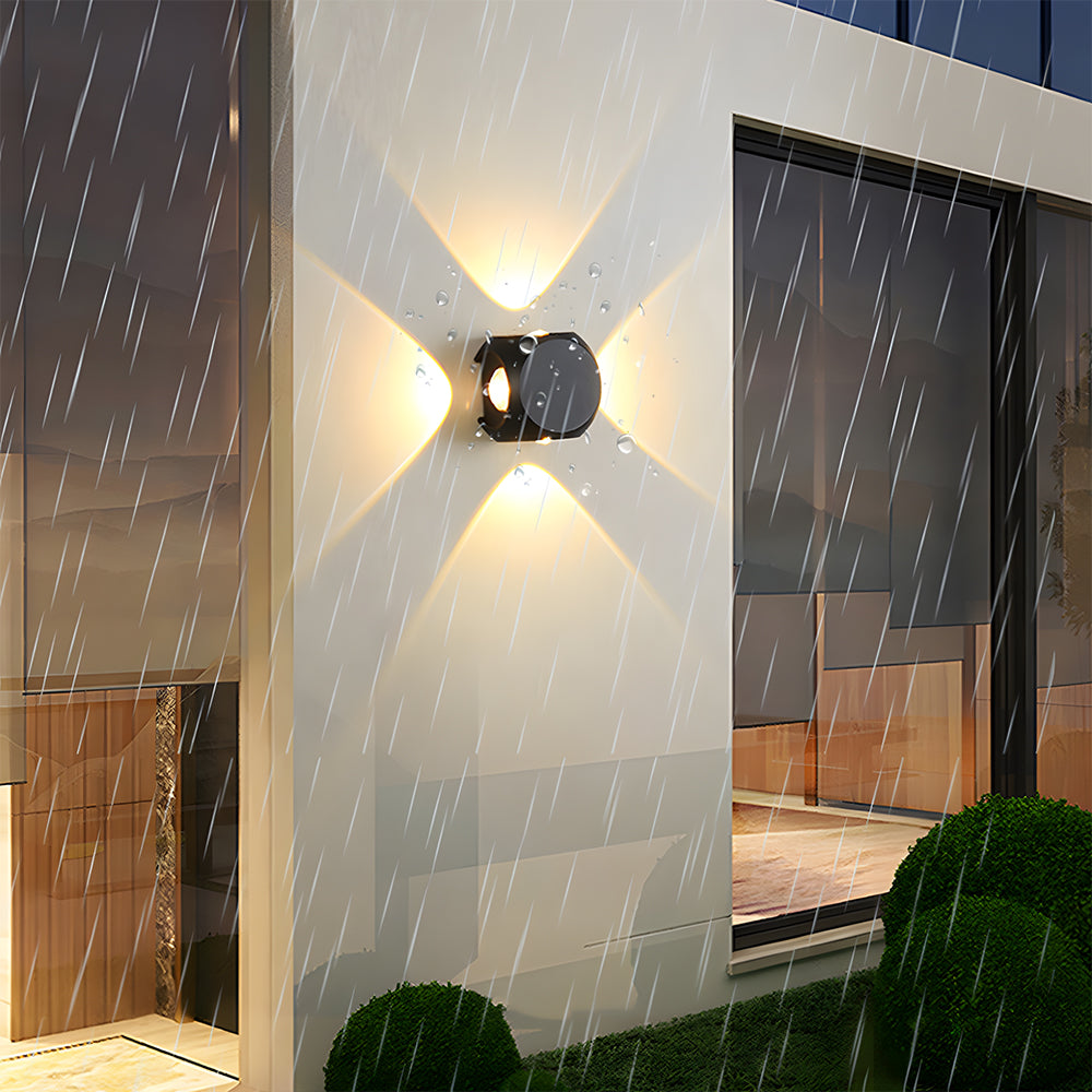 Outdoor Waterproof LED Wall Light in Warm White for Entryway Garage Patio-Lighting > Outdoor Lighting-casanuva-casanuva