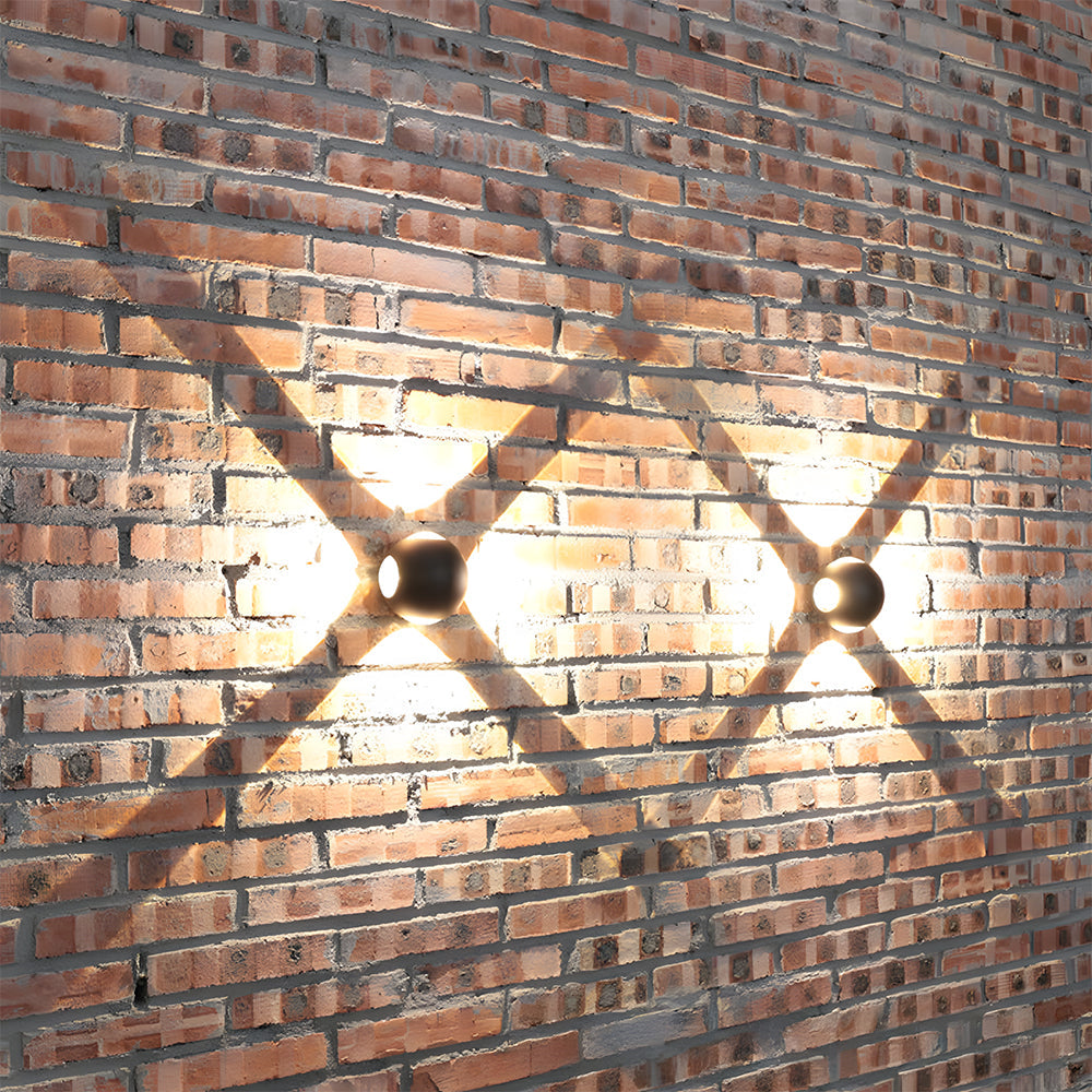 Outdoor Waterproof LED Wall Light in Warm White for Entryway Garage Patio-Lighting > Outdoor Lighting-casanuva-casanuva