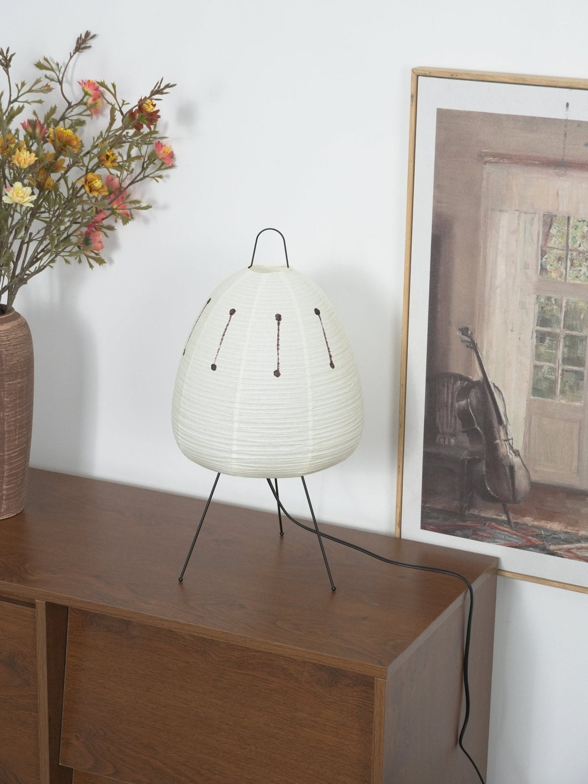 Paper Table Lamp with Soft Glow-Lighting > Table Lamps-casanuva-casanuva