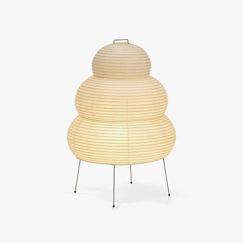 Paper Table Lamp with Soft Glow-Lighting > Table Lamps-casanuva-26cmx37cm-White-US Plug-casanuva