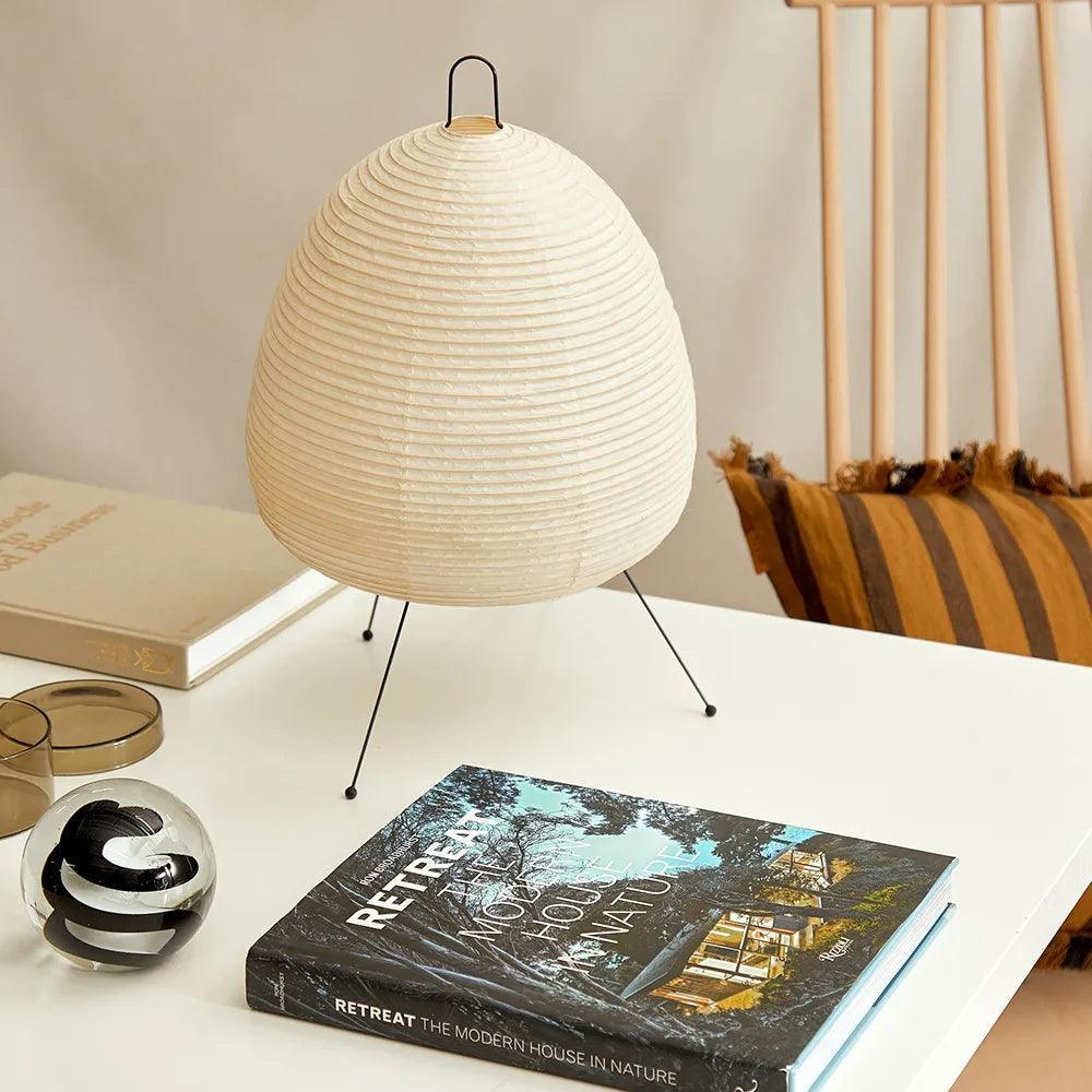 Paper Table Lamp with Soft Glow-Lighting > Table Lamps-casanuva-casanuva