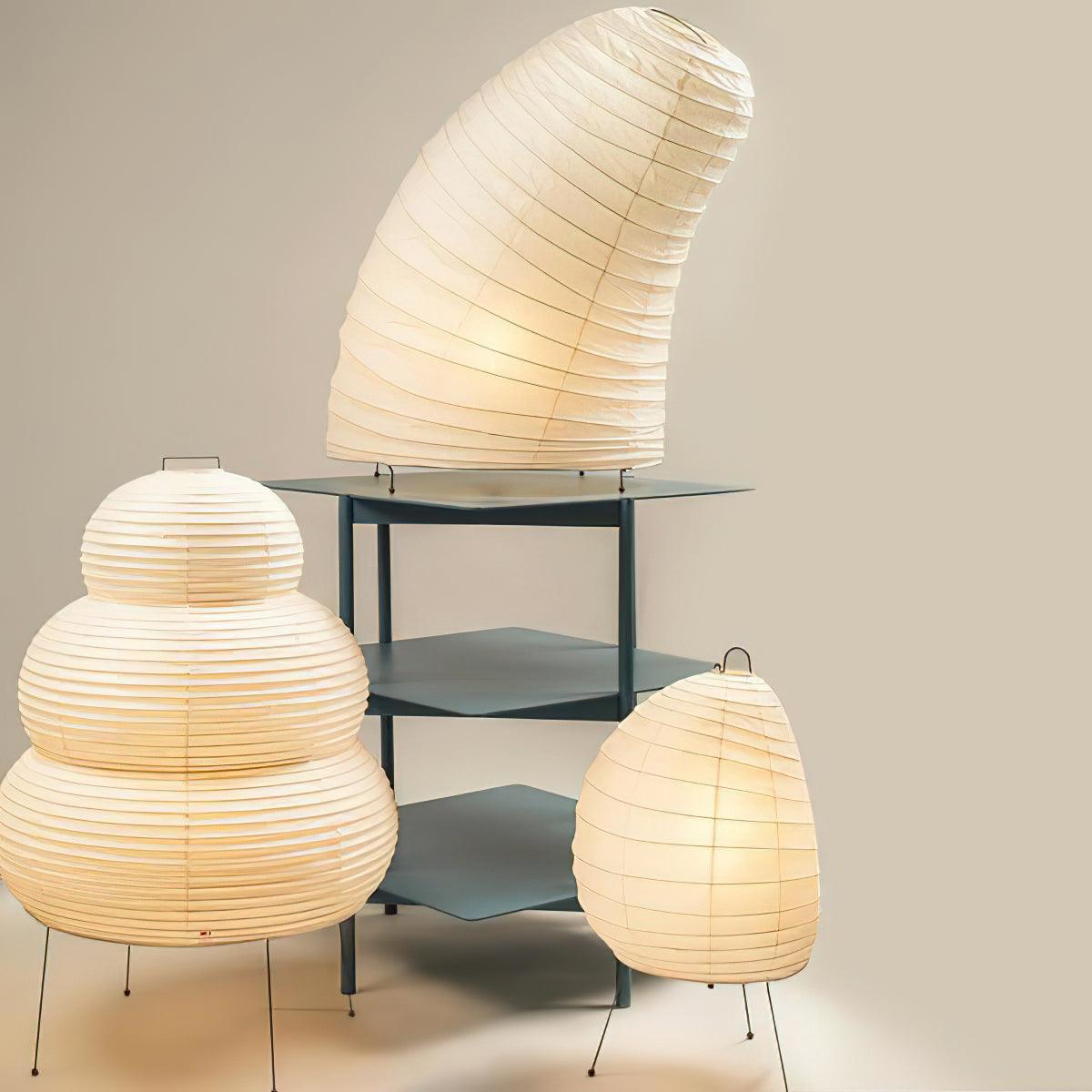 Paper Table Lamp with Soft Glow-Lighting > Table Lamps-casanuva-casanuva