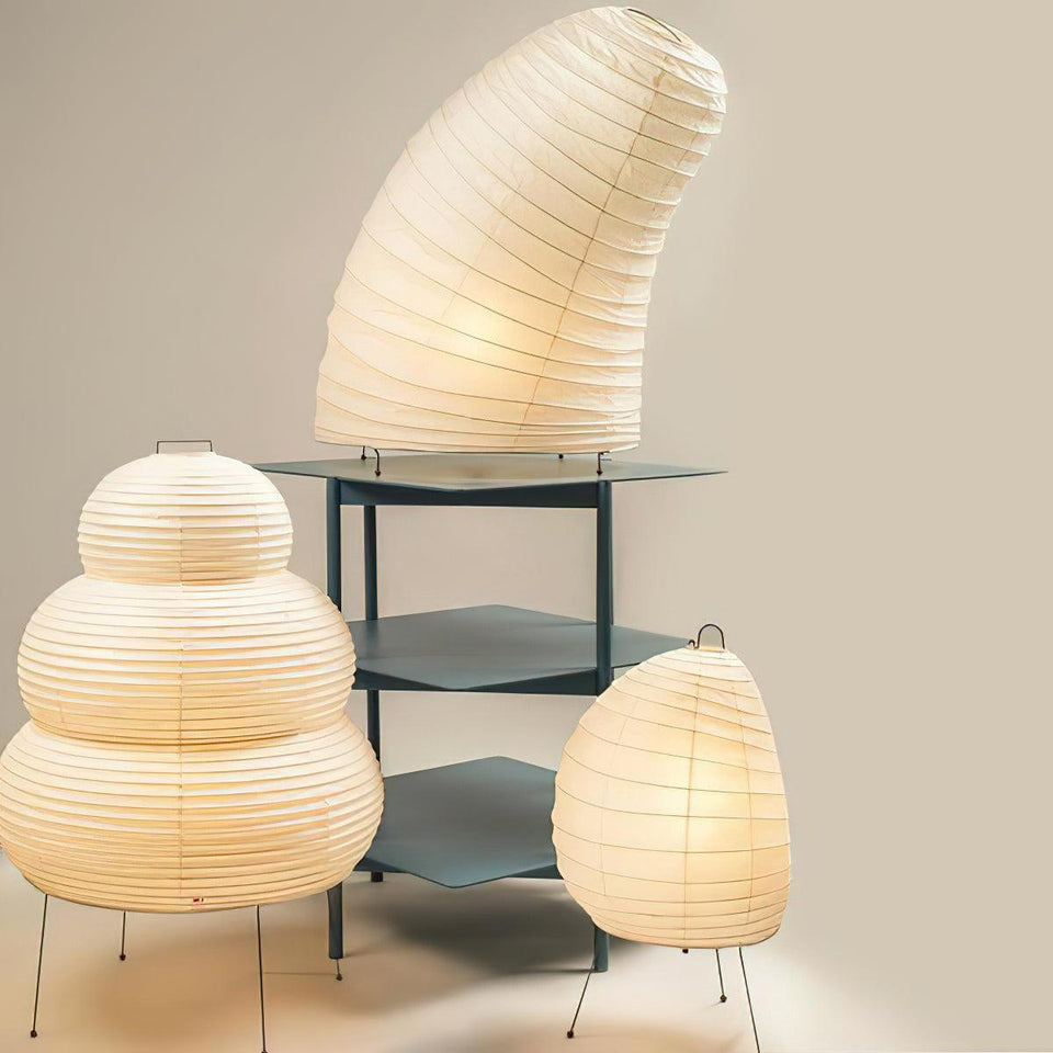 Paper Table Lamp with Soft Glow-Lighting > Table Lamps-casanuva-casanuva