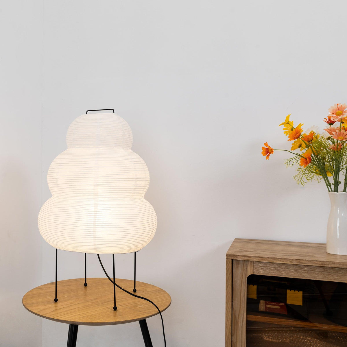 Paper Table Lamp with Soft Glow-Lighting > Table Lamps-casanuva-casanuva