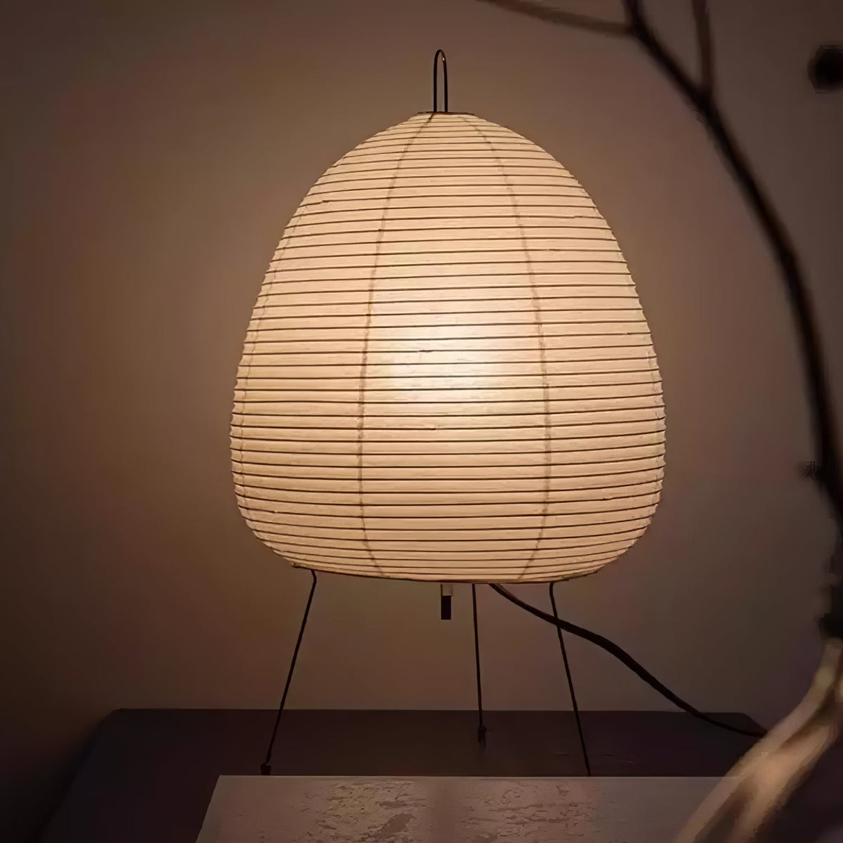 Paper Table Lamp with Soft Glow-Lighting > Table Lamps-casanuva-casanuva