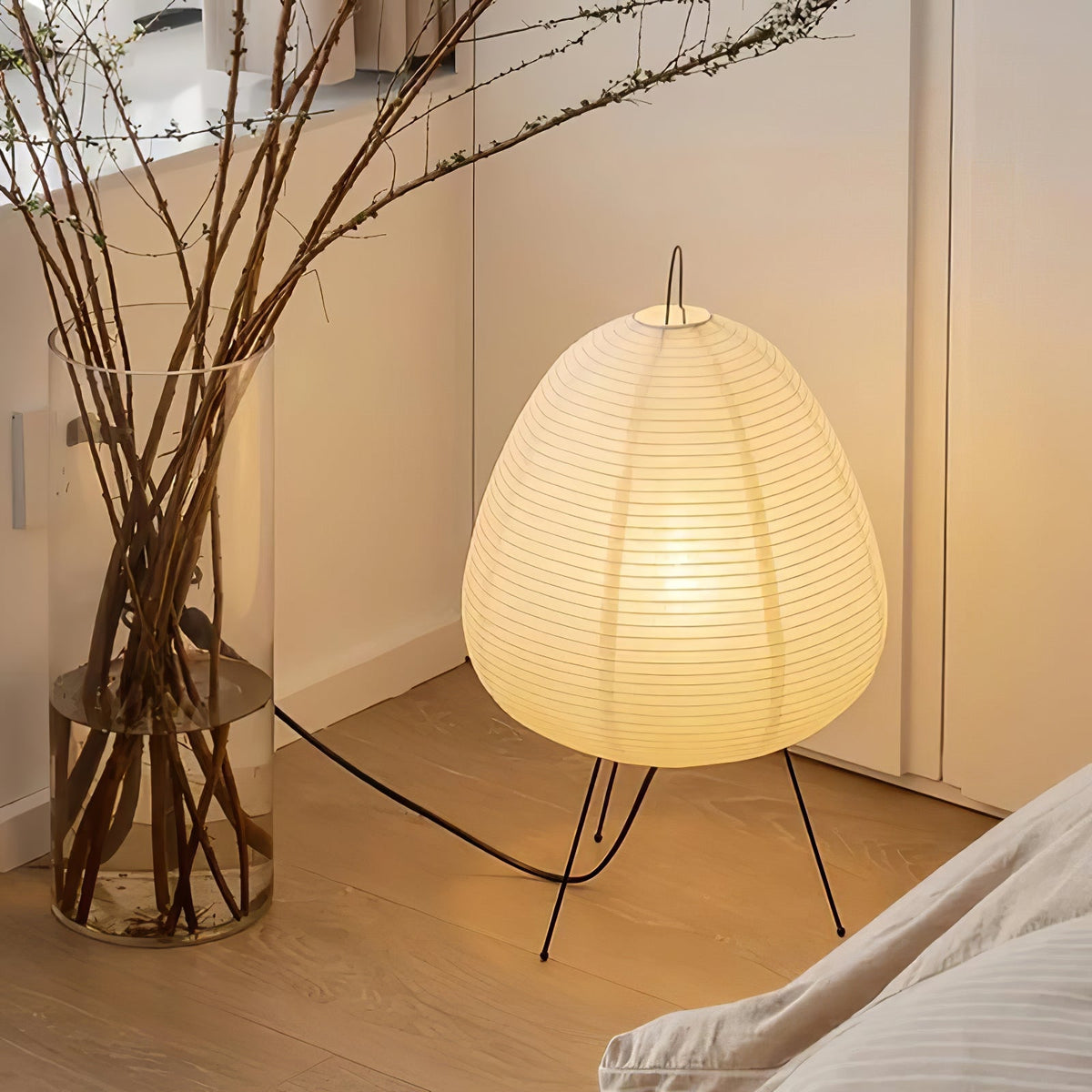 Paper Table Lamp with Soft Glow-Lighting > Table Lamps-casanuva-casanuva