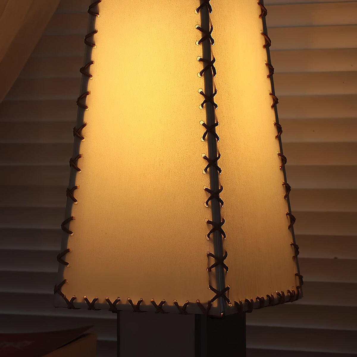 Parchment Table Lamp with Warm Glow-Lighting > Table Lamps-casanuva-casanuva