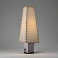 Parchment Table Lamp with Warm Glow-Lighting > Table Lamps-casanuva-16cmx45cm-Silver & White-US plug-casanuva