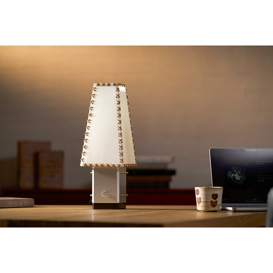 Parchment Table Lamp with Warm Glow-Lighting > Table Lamps-casanuva-casanuva