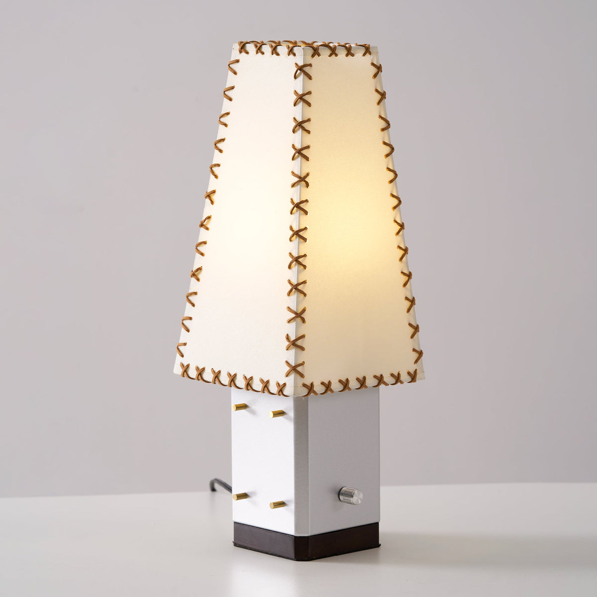 Parchment Table Lamp with Warm Glow-Lighting > Table Lamps-casanuva-casanuva