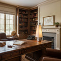 Parchment Table Lamp with Warm Glow-Lighting > Table Lamps-casanuva-casanuva