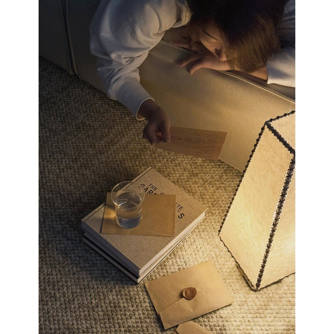 Parchment Table Lamp with Warm Glow-Lighting > Table Lamps-casanuva-casanuva