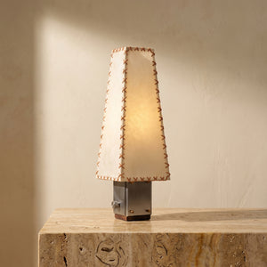 Parchment Table Lamp with Warm Glow