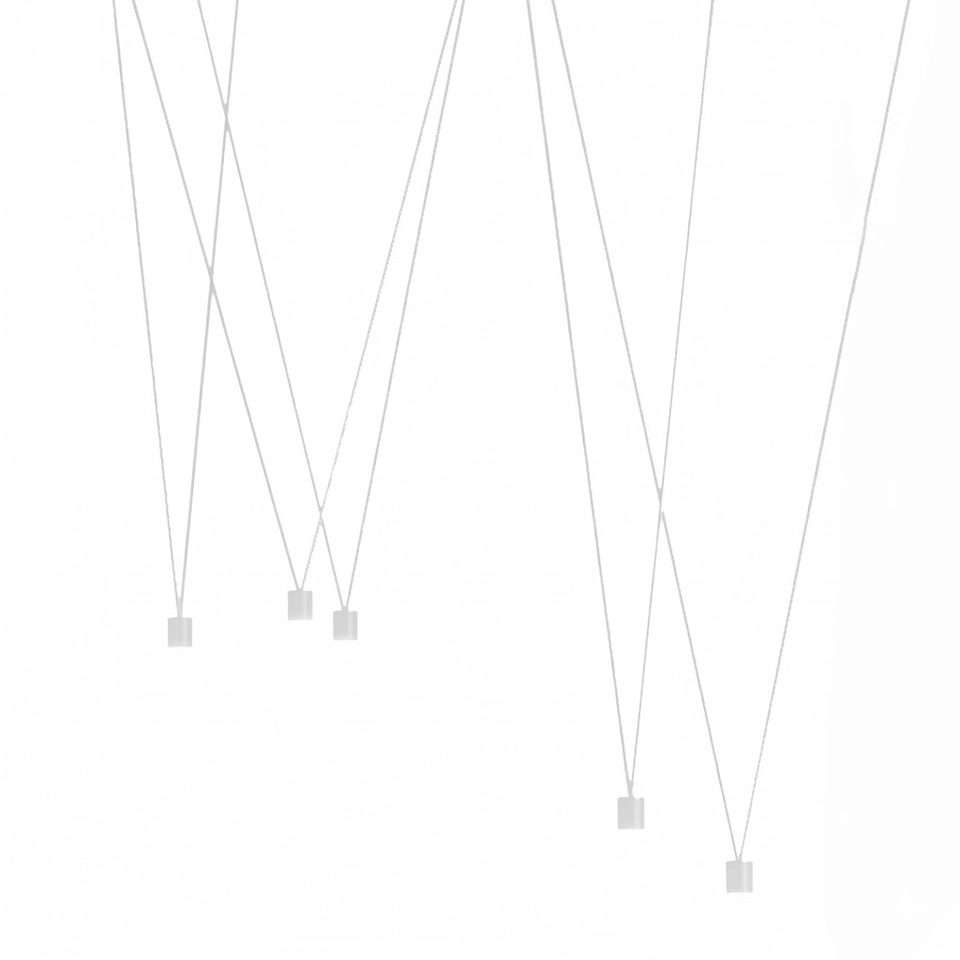 Pendant Lamp Collection-Lighting > Pendant Lights-casanuva-5 heads-White-casanuva