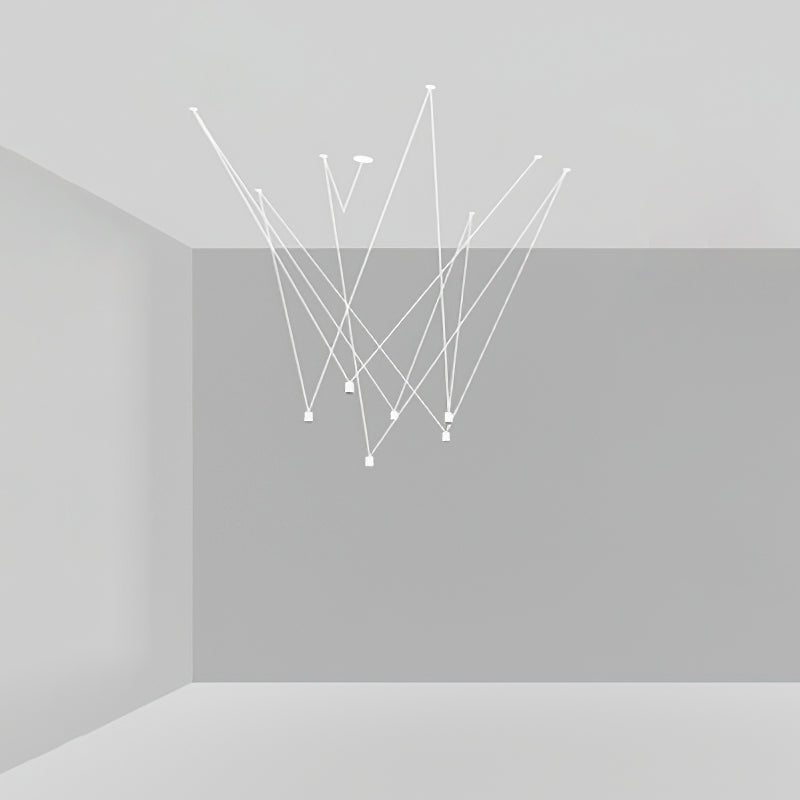 Pendant Lamp Collection-Lighting > Pendant Lights-casanuva-6 heads-White-casanuva