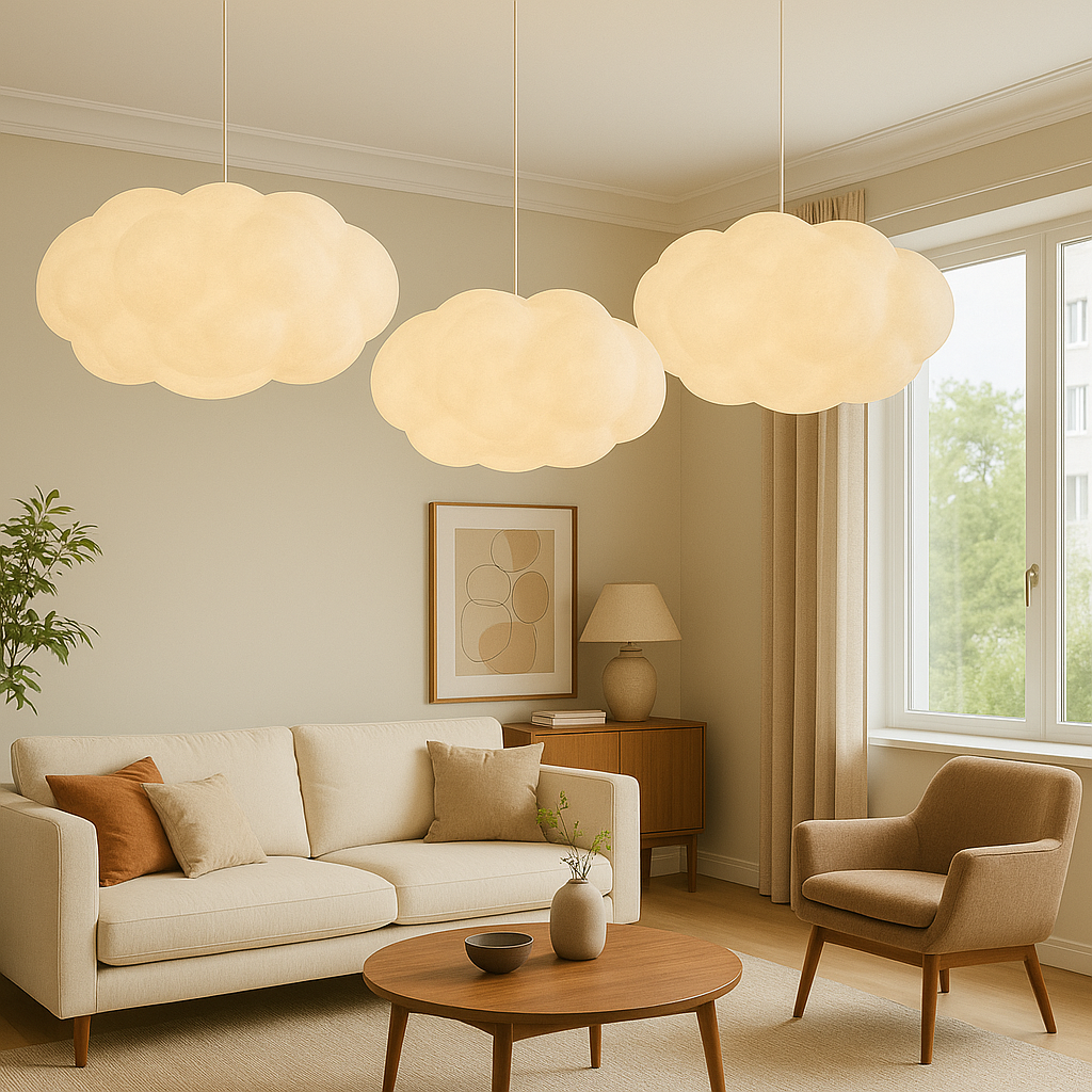 Pendant Light Cloud Design-Lighting > Pendant Lights-casanuva-60cm x 30cm-casanuva