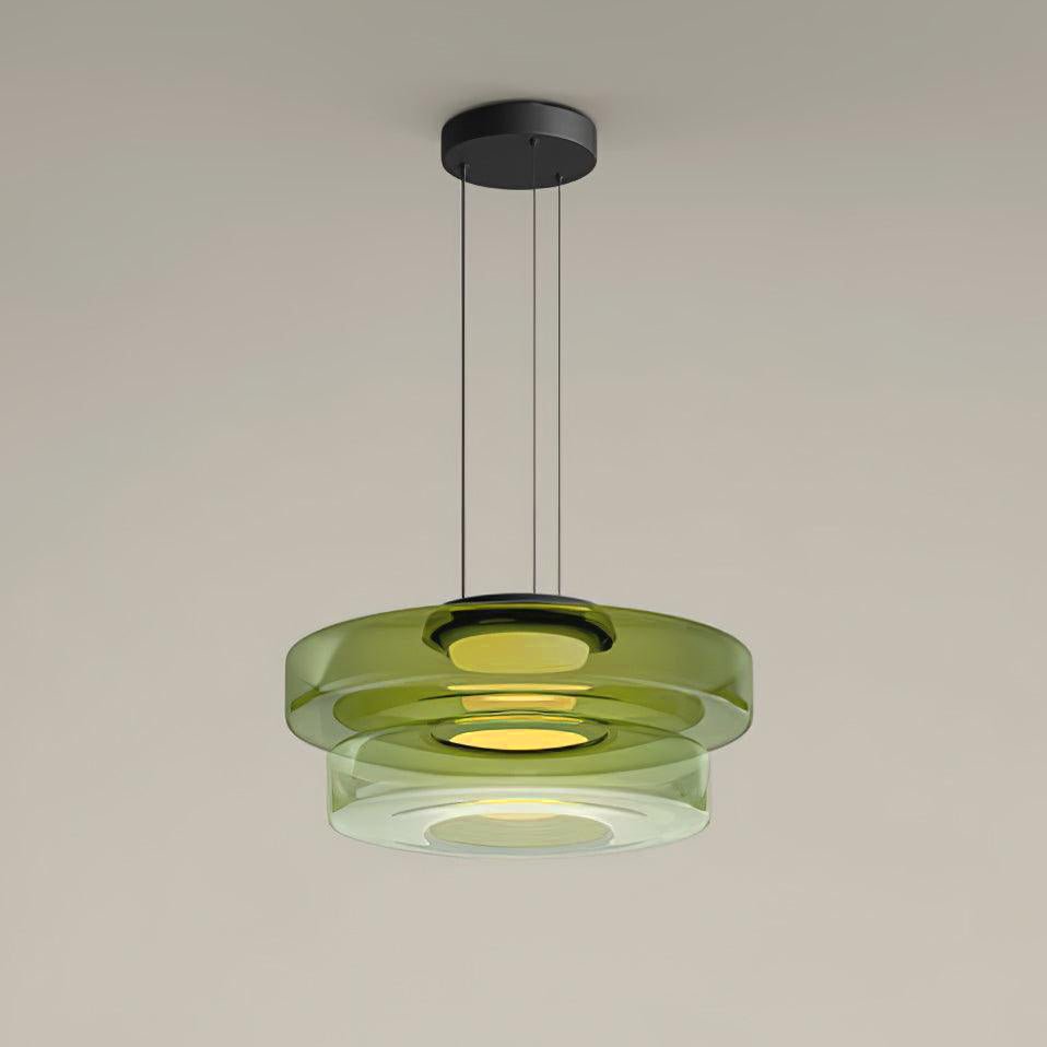 Pendant Light Levels Series Modern Design-Lighting > Pendant Lights-casanuva-35cmx22cm-Green-Warm Light-casanuva