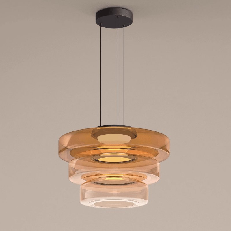 Pendant Light Levels Series Modern Design-Lighting > Pendant Lights-casanuva-45cmx33cm-Amber-Triac Dimmable Warm Light-casanuva