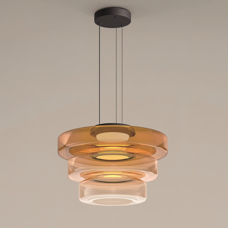 Pendant Light Levels Series Modern Design-Lighting > Pendant Lights-casanuva-45cmx33cm-Amber-Warm Light-casanuva