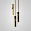 Pendant Light with Adjustable Height-Lighting > Pendant Lights-casanuva-30cmx150cm-Gold-casanuva