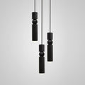 Pendant Light with Adjustable Height-Lighting > Pendant Lights-casanuva-3heads 30cmx150cm-Black-casanuva