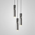 Pendant Light with Adjustable Height-Lighting > Pendant Lights-casanuva-3heads 30cmx150cm-Chrome-casanuva