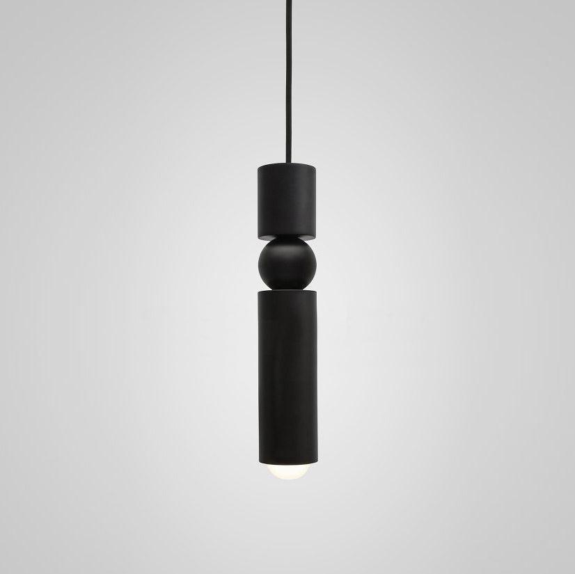 Pendant Light with Adjustable Height-Lighting > Pendant Lights-casanuva-6cmx36cm-Black-casanuva