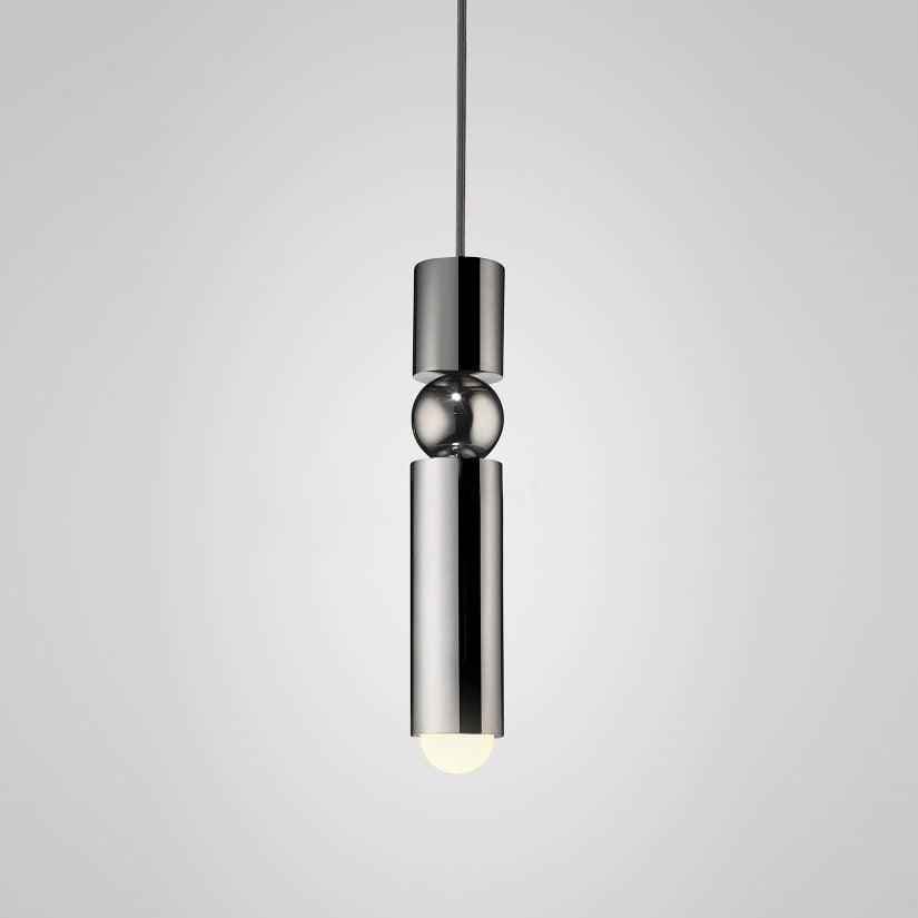 Pendant Light with Adjustable Height-Lighting > Pendant Lights-casanuva-6cmx36cm-Chrome-casanuva