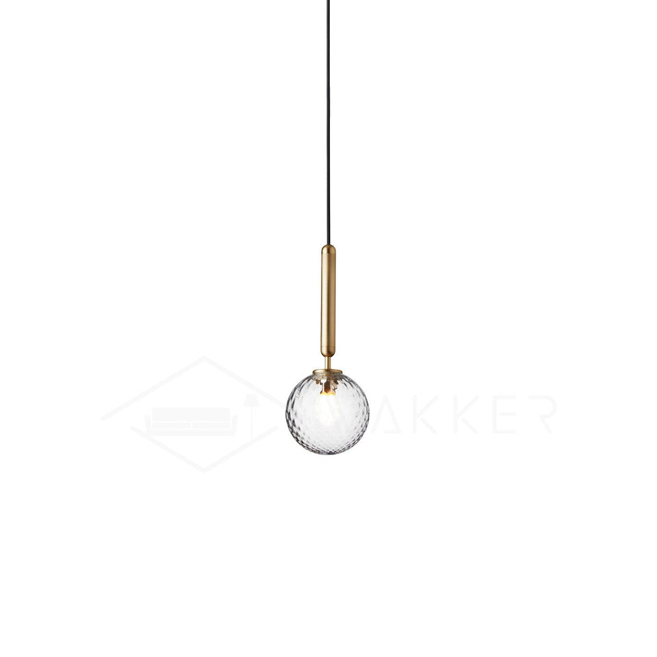 Pendant Light with Dimmable LED-Lighting > Pendant Lights-casanuva-1 head 15cmx35cm-Gold-Clear-casanuva