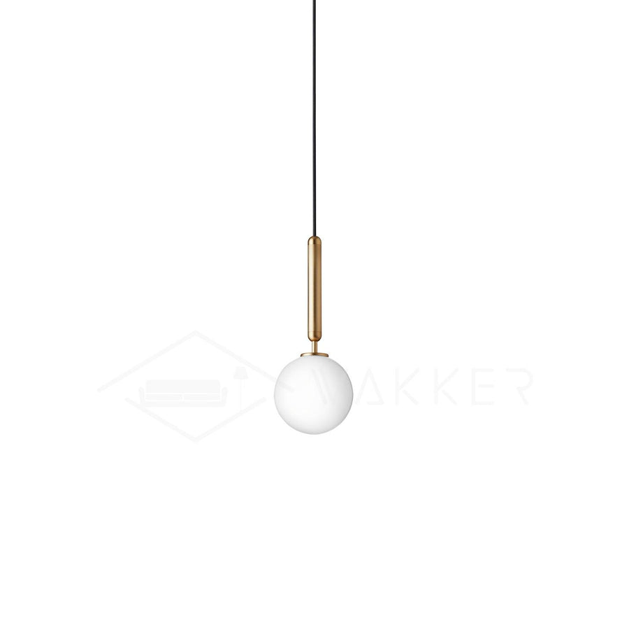 Pendant Light with Dimmable LED-Lighting > Pendant Lights-casanuva-15cmx35cm-Gold-White-casanuva