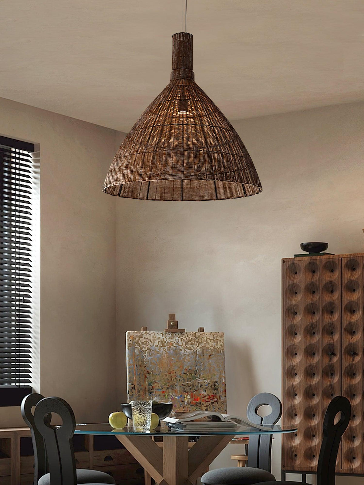 Pendant Light with Glass Shade-Lighting > Pendant Lights-casanuva-casanuva