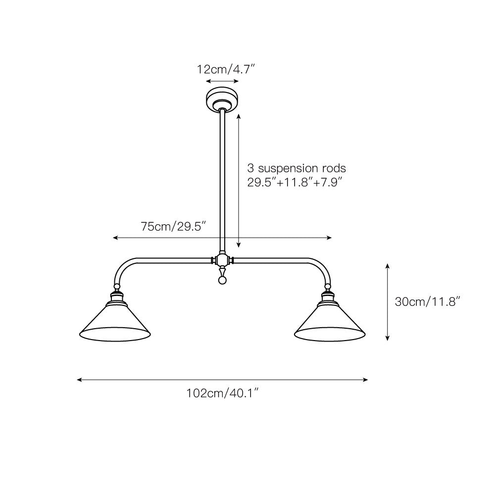 Pendant Light with Glass Shade-Lighting > Pendant Lights-casanuva-casanuva