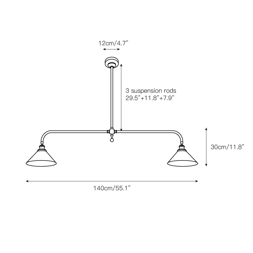 Pendant Light with Glass Shade-Lighting > Pendant Lights-casanuva-casanuva
