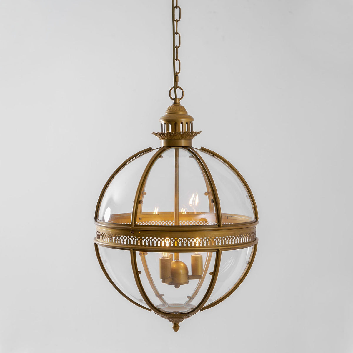 Pendant Light with Modern Design-Lighting > Pendant Lights-casanuva-3 heads 35cmx53cm-Matte Gold Paint-casanuva