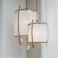 Pendant Light with Natural Fiber Shade-Lighting > Pendant Lights-casanuva-casanuva