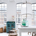 Pendant Light with Natural Fiber Shade-Lighting > Pendant Lights-casanuva-casanuva