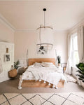 Pendant Light with Natural Fiber Shade-Lighting > Pendant Lights-casanuva-casanuva