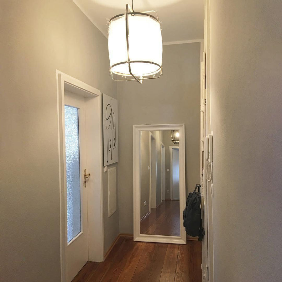 Pendant Light with Natural Fiber Shade-Lighting > Pendant Lights-casanuva-casanuva